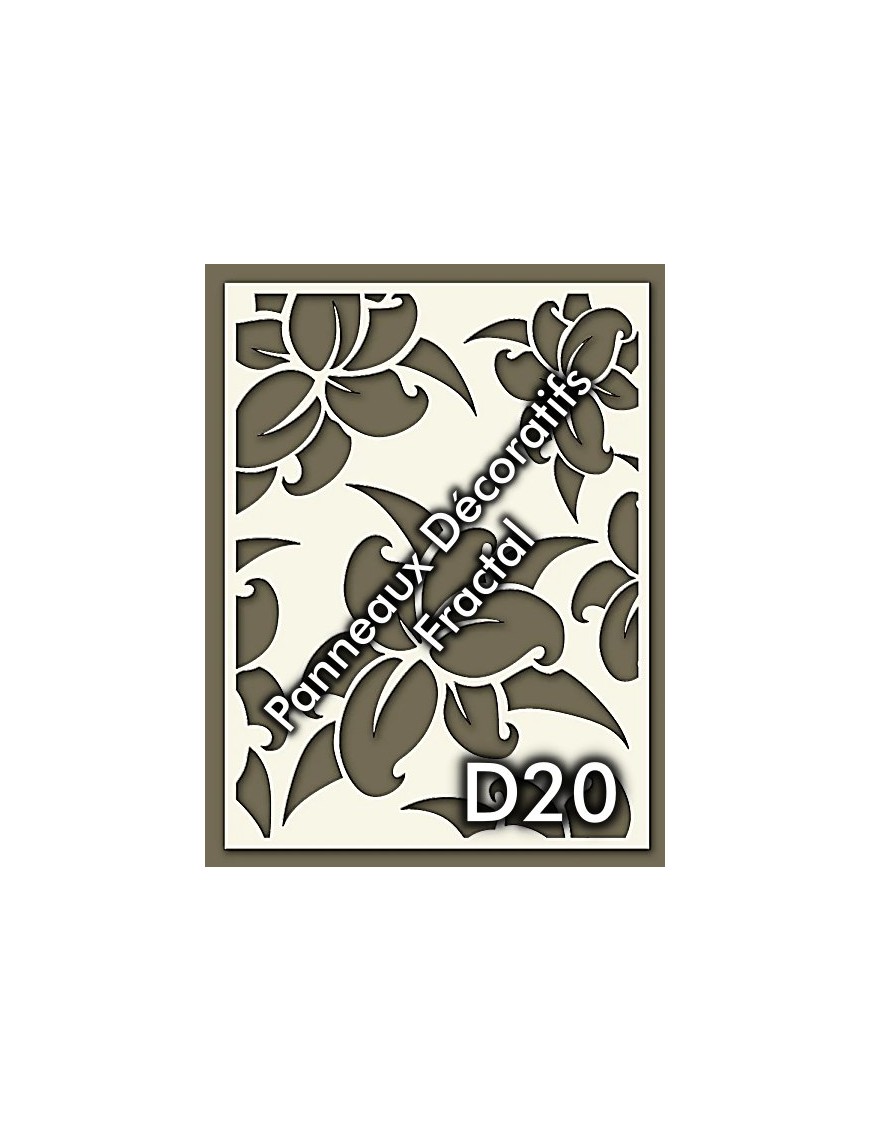 PANNEAU DÉCO WPVC D20