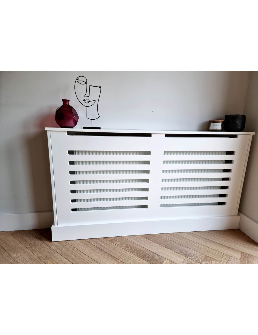 Cache Radiateur MODERNE BLANC