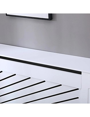 Cache Radiateur MODERNE BLANC DENTON 45